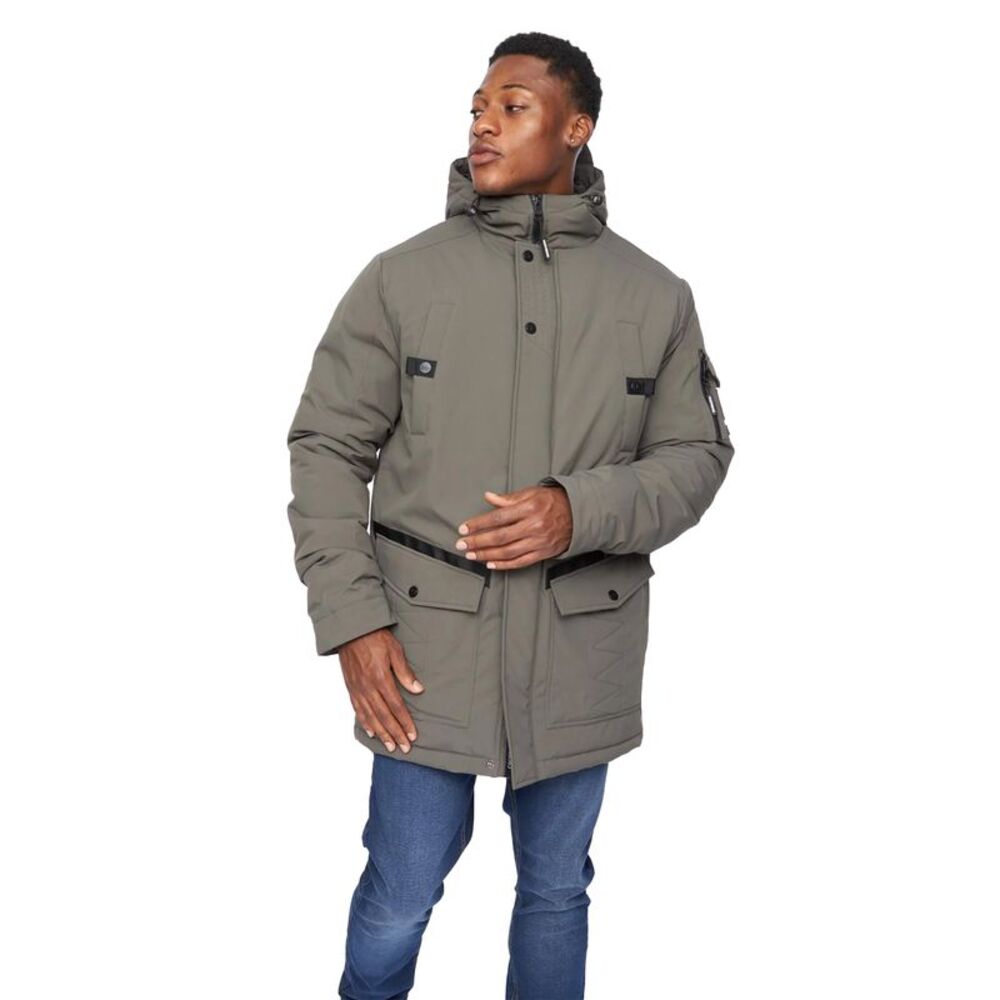 Crosshatch Mens Legender Parka / Olive